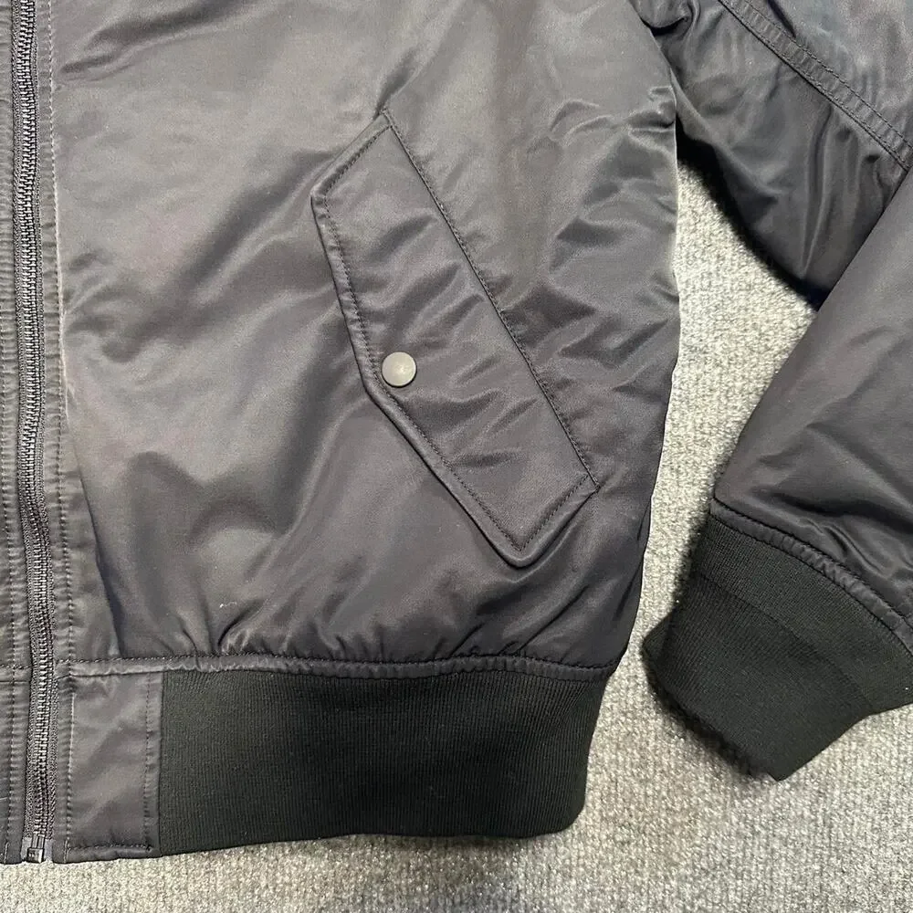 Uniqlo Men’s MA-1 Blouson Bomber Jacket Short boxy Zip Up Aviator Jacket M